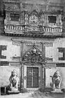 NEPAL - PATAN : BRONZE GATE of the KING'S PALACE - Engraving 19th century