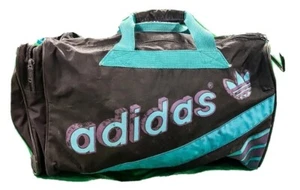 Vintage Teal, Purple & Black Adidas Gym Duffle Bag Art No: 41421 9105 - Picture 1 of 12