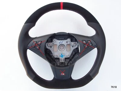 06-10 OEM BMW 5 6 E60/E61/E63/64 M5 M6 M-Sport ERGONOMIC INLAYS NAPPA/ALCANTARA - Imagem 1 de 4