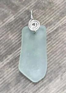 Genuine Natural Sea Glass Pendant From Portsea Australia. - Picture 1 of 4