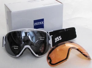 MASCHERA DA SCI-SNOWBOARD ZEISS mod.INTERCHANGEABLE WHITE SILVER+SONAR+RI/S1 - Bild 1 von 1
