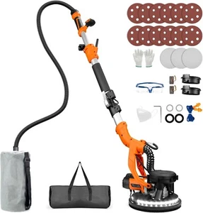Drywall Sander, 1000W Popcorn Ceiling Removal Tool, Automatic Drywall Sander wit - Picture 1 of 9