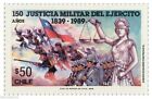 Chile 1989 #1369 150 Jahre Militärjustiz der Armee postfrisch