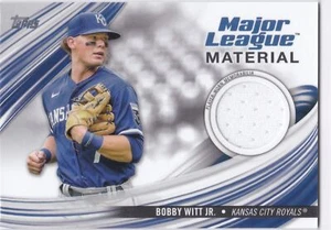 2023 Topps Series 1 MLB Material Relic Bobby Witt Jr Royals - Picture 1 of 2