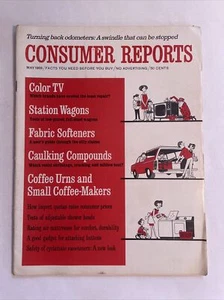1969 May CONSUMER REPORTS Magazine, Color TV, Station Wagons (MH274) - Picture 1 of 3