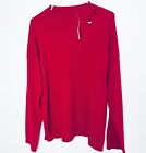 NWT New York & Company Women’s Size XL Red Knit Cut Out Detail Sweater Top 