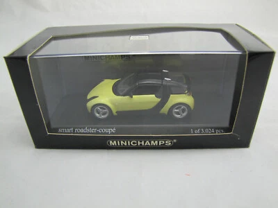 400032120 Minichamps - smart roadster coupè 2003 shine yellow - 1:43 - Bild 1 von 4