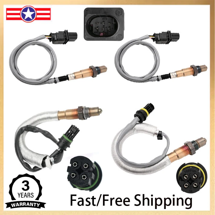 Set of 4 Upstream+Downstream O2 Oxygen Sensor For 2006-2009 BMW 323I 2.5L L6 US - Image 1 of 4