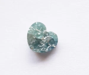 Diamante blu grezzo taglio laser sfuso naturale taglio cuore I3 purezza 5,24 ... - Picture 1 of 6
