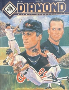 1992 Diamond Sports Memorabilia Magazine Vol 1 No 3 Cal Ripken Jr. UNCUT SHEET - Picture 1 of 7