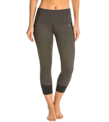 Asics Women's Fit-Sana Jacquard Capri Large - Image 1 of 4