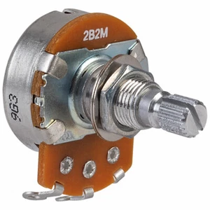 Taiwan Alpha RV24AF-10C6-20K-2B2M-1073 2M2 LIN 24mm Metal Case Potentiometer - Picture 1 of 1
