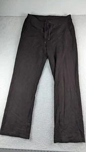 VTG Lauren Ralph Lauren Sweatpants Women's Size M Brown Drawstring Y2K - Picture 1 of 8