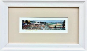 David Sipple "New Hope PA" Firmado a Mano y # ENMARCADO Arte Pennsylvania Granja Nuevo - Imagen 1 de 4