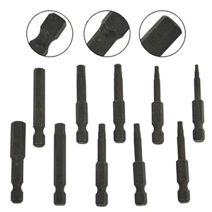 Screwdrivers Hex Magnetic Heads Wrench Drill Bits 1 4 Shank Steel Tool - Picture 1 of 12
