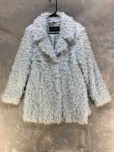 Abrigo de piel sintética GUESS talla XL azul polvo - Imagen 1 de 5