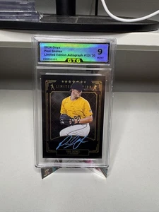 PAUL SKENES 2024 ONYX BASEBALL #LEPASK LIMITED EDITION AUTOGRAPH AUTO BLACK /20 - Picture 1 of 3