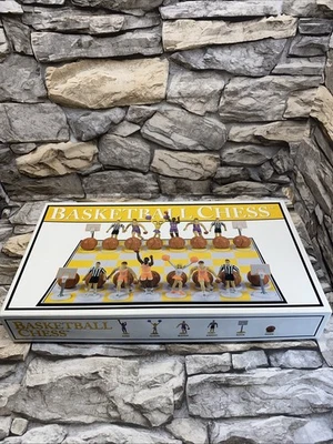 Basketball Chess Big LEague Promotions Board Game Vintage Y2K - Image 1 of 4