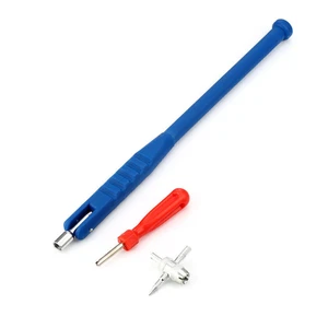 Sets Tire Valve Stem installation HD Chrome Tool Puller Plug Core Remover Tsikqt - Picture 1 of 13