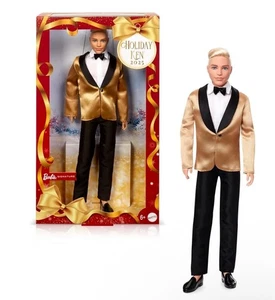 Barbie Signature 2025 Holiday Blonde Ken Sammlerstück Modepuppe - Bild 1 von 1