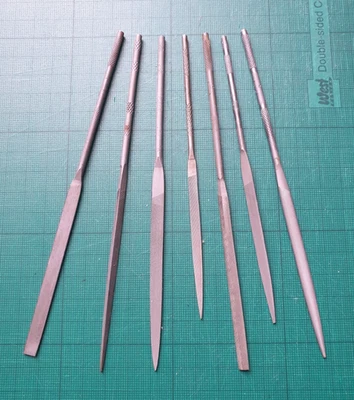 Genuine Stubs Needle File set of 7 Files. Engineers Jewellers. - Image 1 of 4