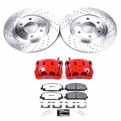 Power Stop KC5821-36 Z36 Extreme Performance Truck And Tow 1-Click Brake Kit w/C — 第 1/4 张图片