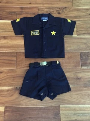 Fantasia uniforme policial infantil 18 meses pequeno barão 18M em excelente estado usado - Imagem 1 de 4