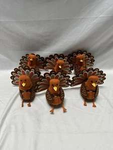 Neu! Target Spritz 2024 Türkei mit Kürbis 5 Zoll 6er Set Plüschtier Dekoration - Bild 1 von 6