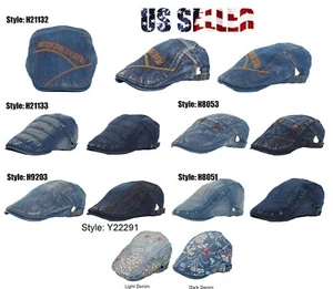 Gorra Vaquera Gatsby Unisex Hiedra Sombrero Golf Conducción Verano Sol Plano Caxista Newsboy - Imagen 1 de 36