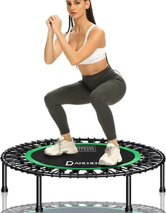 450 libras mini trampolín para adultos, interior pequeño reboteador ejercicio trampolín f - Imagen 1 de 9