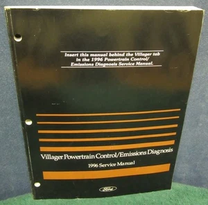 1996 Ford Villager Service Manual for Powertrain Control & Emissions Diagnosis - Picture 1 of 1