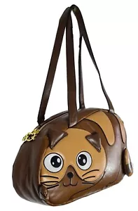 Designer Handtasche Katze Braun - Musthave für jede Katzenbesitzerin - Kater - Picture 1 of 4
