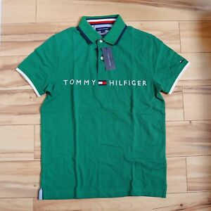 TOMMY HILFIGER SLIM FIT ESSENTIAL SIGNATURE FLAG POLO