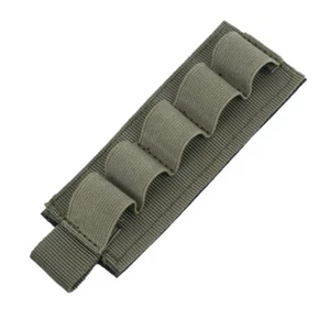 Tactical 5 Rounds Shotgun Shell Holder Buttstock Card with Adhesive Back Sticker - Picture 1 of 18