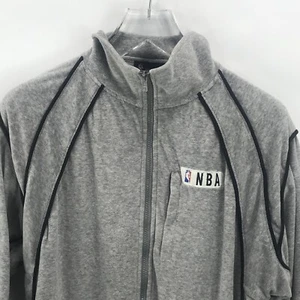 NBA Jacket Youth Large SIZE 18 Nike Gray Full Zip Track Warm Up Boys Basketball - Picture 1 of 12