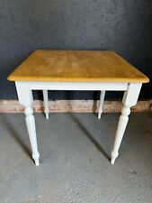 Wooden Farmhouse Kitchen Table Square Dining Table
