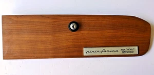OEM 1979 Fiat 124 Spider 2000 Wood Glove Box Door Dash Cover Trim - Picture 1 of 5