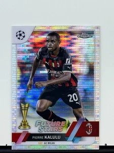 2022-23 Topps Cromo UEFA Club Competition #93 Pierre Kalulu Future Stars Pulsar - Imagen 1 de 2