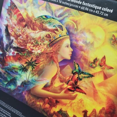 Пазл с эффектом фольги металлик 500 шт. девочка орлы верблюды бабочки MC - Изображение 1 из 4