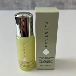 Cover Fx Custom Blot Drops Oil Control Matte Finish New Boxed Full Size Authent - Picture 1 of 10
