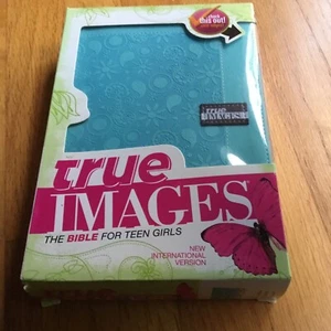 NIV True Images Teen Girls BIBEL Zondervan türkis lederweich im Karton (49,99 $) - Bild 1 von 13
