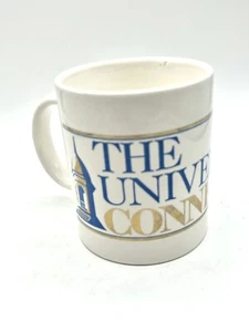 VTG 80s 90s UNIVERSITY OF CONNECTICUT Coffee Mug UConn Alumni Cup WIlbur Cross - Picture 1 of 8