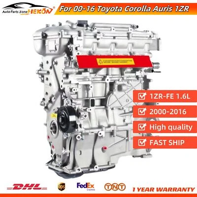 Conjunto de motor de bloque largo para Toyota Corolla Auris 1ZR 1ZR-FE 2000-2016 motor de 1,6 L Foto 1 de 4