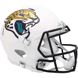Jacksonville Jaguars White Alternate Riddell Speed Authentic Football Helmet - Picture 1 of 4