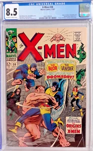 **UNCANNY X-MEN #38 CGC 8.5*(MARVEL COMICS, 1967)*BLOB COVER*SILVER AGE ORIGINS* - Picture 1 of 3