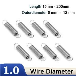 Drahtdurchmesser 1,0 mm Dehnfeder Zug Verlängerung Dehnfedern - Bild 1 von 12