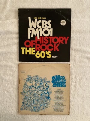 Lot of 2 Albums : WCBS History of Rock the 60’s Part 1 / Super Stars Super Hits - Image 1 of 4