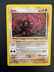 Pokemon Onix 69/111 DE Common Neo Genesis 2001 Near Mint - Bild 1 von 10