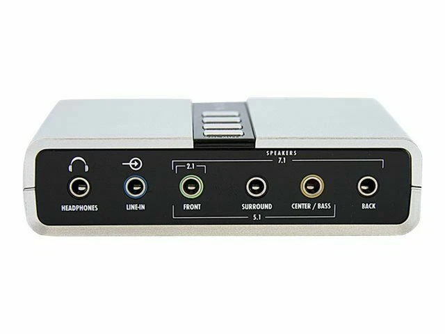 Startech.com externe USB 7.1 Soundkarte ICUSBAUDIO7D