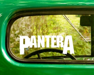 2 CALCOMANÍAS DE BANDA PANTERA Bogo pegatinas para autocamión ventana parachoques RV computadora portátil - Imagen 1 de 1